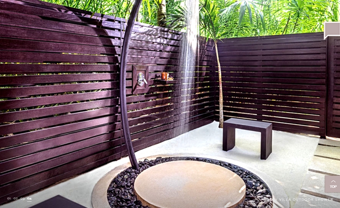 房型内部设施图片参考，如无边泳池与电视及音响， 海滩别墅-Beach Villas maldievs(唯一岛|唯逸岛|OO岛 One Only Reethi Rah) 